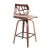 Set of 2 Folia Upholstered Counter Height Barstools - Lumisource - 4 of 4