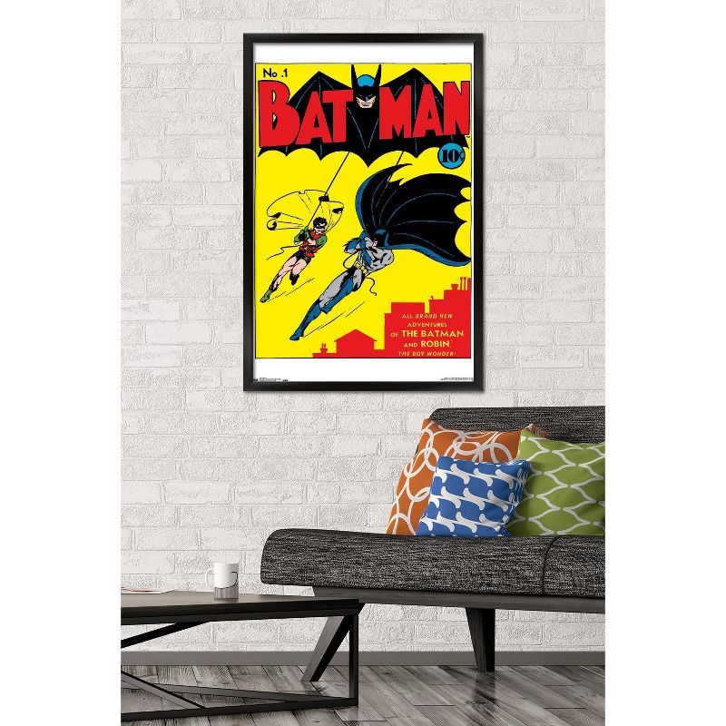 Trends International DC Comics - Batman - Cover #1 Framed Wall Poster Prints, 2 of 7