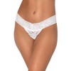 Smart & Sexy Women's My Favorite Lace Thong Panty 5 Pack - 4 of 4
