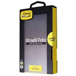 Otterbox Strada Folio Case for Apple iPhone XS Max - Shadow (Black/Pewter) - 1 of 1