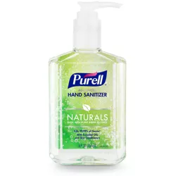 Purell Advanced Hand Sanitizer Naturals with Plant Based Alcohol Pump Bottle - 8 fl oz