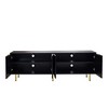 ORRD Modern Black TV Cabinet for 80" TVs, Stylish Stand for Living Room & Bedroom - 3 of 4