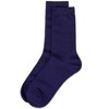 Memoi Women's Flat-Knit Bamboo Blend Crew Socks - 2 of 3