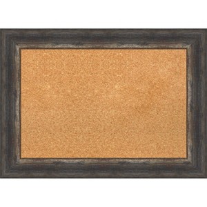 Amanti Art Bark Rustic Framed Corkboard, Natural Cork - 1 of 4