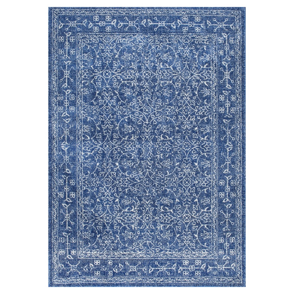 5'3inx7'9in Vintage Waddell Area Rug Blue - nuLOOM