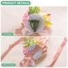Unique Bargains Wedding Prom Parties Special Events Artificial Wrist Corsage 1 Set - 2 of 4