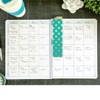 Elan Publishing Company W208FT -23 Fashion Teacher Planner Set - GOLD DOTS TURQUOISE - 2 of 4