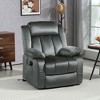 Resenkos Power Lift Recliner Chair for Elderly with Massage & Heat, Remote Control, Footrest, Side Pockets, Electric Lift Chair, Gray - 3 of 4