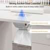 Karlhome 42.5 in. White MDF 4-Drawer Manicure Table Nail Desk with Cabinet, Doors, Electric Dust Collector - 3 of 4