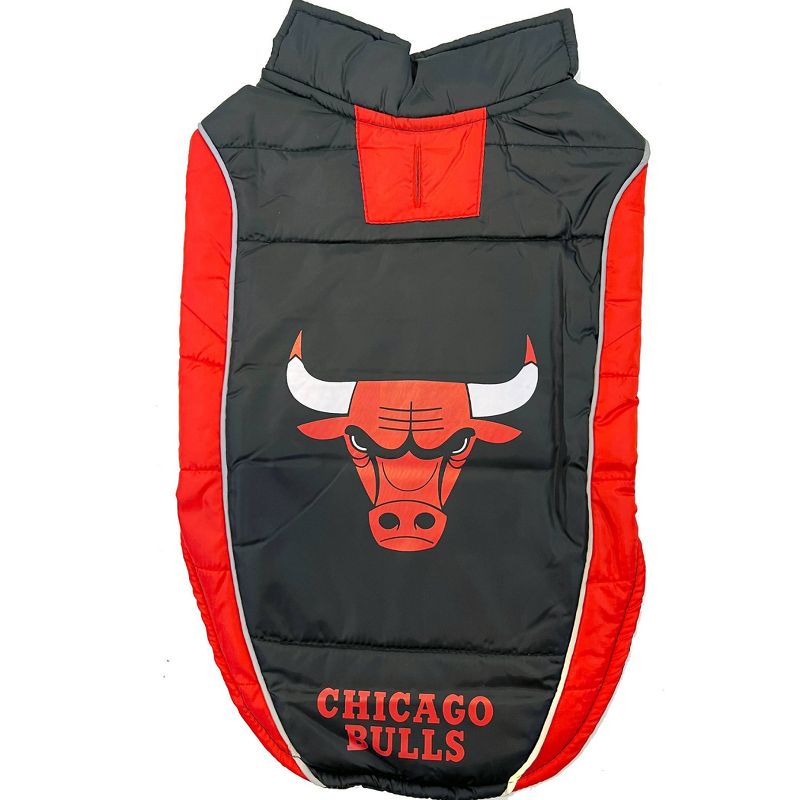 NBA Chicago Bulls Pets Puffer Vest, 1 of 6