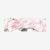 Girls Vintage Pink Rose Swaddle And Headwrap Set - Posh Peanut - 4 of 4