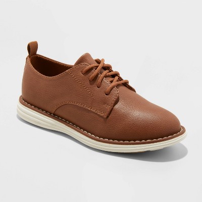 Cat Jack Brandclub Kids Alfi Dress Shoes Cat Jack Brown 1