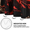 LunaLulinlk Halloween Shower Curtain, Orange Pumpkin Bathroom Decor, 69"X70" - 3 of 4