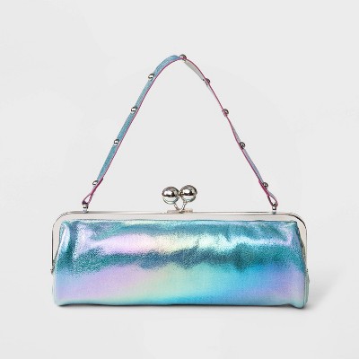 Stella & Max Kiss Lock Clasp Framed Clutch - Ombre Design