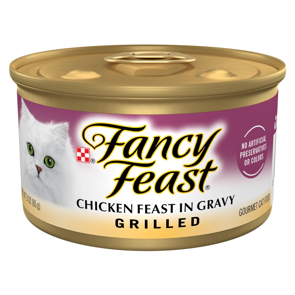 Purina Fancy Feast Grilled Gourmet Wet Cat Food Chicken Feast In Gravy - 3oz