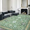 coucheta Multi-size Washable Area Rugs for Living Room, Oriental Vintage Soft Non Slip Stain Resistant Accent Carpet, for Bedroom, Dining, Office - 2 of 4