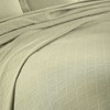 Basketweave Cotton Matelasse Decorative Bedspread and Pillow Sham Set by Blue Nile Mills - 4 of 4