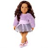 Our Generation Jovanna 18" Ballerina Doll in Lovely Lilac Ballet Dress - 3 of 4