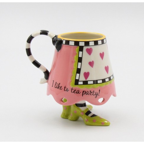 Kevins Gift Shoppe Ceramic Pink Skirt Cup - image 1 of 3