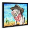 Stupell Industries Wild West Cowboy Pig, 21" x 17" - 3 of 4