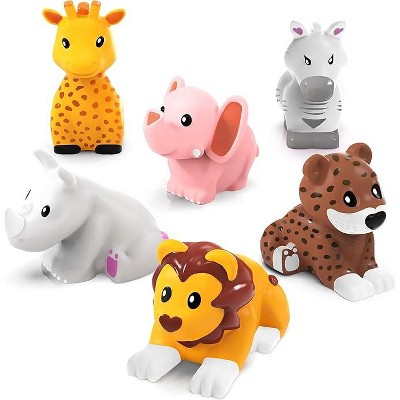 CityFurn Mold Free Bath Toys, 6 Pack Savanna