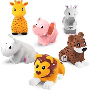 CityFurn Mold Free Bath Toys, 6 Pack Savanna - 1 of 1