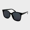 Plastic Square Sunglasses - Wild Fable™ Black - image 2 of 2