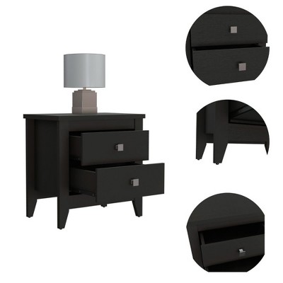 Nightstand with expanded image panels showing drawer front, side, and interior