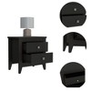 Depot E-Shop Nightstand 24"H, Two Drawers, Four Legs, Superior Top - 4 of 4