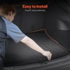 VEVOR Cargo Mat Compatible with Tesla Model Y 2020-2024, Precise Fit Trunk Mat for SUVs, TPE Trunk Protector Replacement,  (1PCS),Black - 4 of 4