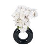 Sagebrook Home 5" Vase Contemporary Abstract Donut Cut-Out Vase Decorative Home or Office - 2 of 4