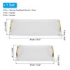 Unique Bargains Modern Rectangular Decorative Plastic Serving Tray 1 Set of 2 Pcs - 2 of 4