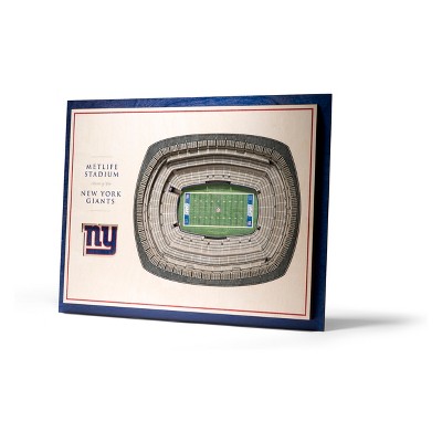 NFL New York Giants 5-Layer Stadiumviews 3D Wall Art