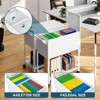 Mlezan 2-Drawer File Cabinet:  Metal, Lockable Printer Stand for Home or Office. Fits Letter/Legal/F4/A4 Hanging Files, Compact and Functional. - 3 of 4