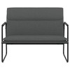 vidaXL Bench Dark Gray 39.4 in.x25.2 in.x31.5 in. Fabric - 3 of 4