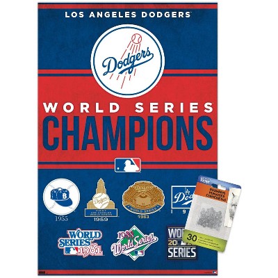 Trends International MLB Los Angeles Dodgers - Champions 23 Unframed Wall Poster Prints