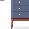 12 Pcs Knobs for Dressers, Cabinet, Drawer, Wardrobe, 1.1in Gold Knobs with Install Screws, Brushed Brass Finish - 3 of 4