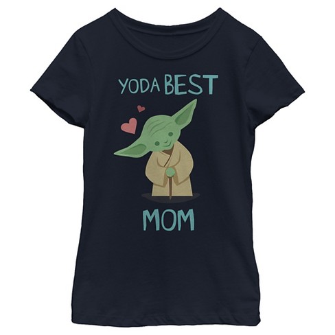 Girl's Star Wars: The Empire Strikes Back Mother's Day Best Mom Yoda  T-Shirt -  - - image 1 of 4