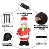 7Ft Christmas Inflatable Santa Claus with LED Lights for Outdoor Decor Xmas Decorations for Yard,for Gardern Lawn - 2 of 4