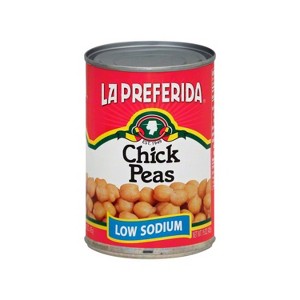 La Preferida Chick Peas Low Sodium 15 oz Can - 1 of 4