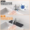 NewHome"Silicone Faucet Mat for Kitchen & Bathroom Sink, Splash Guard, Drain Pad, Drip Catcher, Drying Mat"Black - 3 of 4