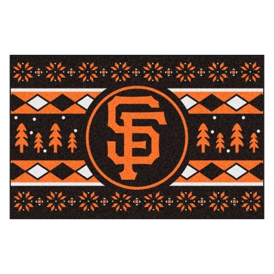 MLB San Francisco Giants 19"x30" Holiday Sweater Rug