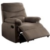 Lyngins Modern Plush Fabric Recliner Chair with Adjustable Back & Footrest,Armchair Accent Chair for Living Room,Bedroom - 2 of 4