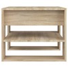 vidaXL Coffee Table Home Indoor Living Room Storage Accent Centre Couch End Side Tea Sofa Table Desk Furniture Sonoma Oak Engineered Wood - 4 of 4