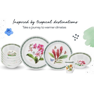 Botanic Garden Begonia Porcelain 8.5" Salad Plate