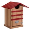 JCS Wildlife Cedar Screech Owl Nest Box with Poly Lumber Roof - 2 of 4