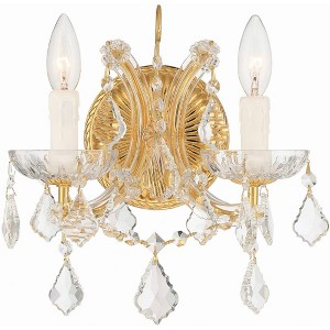 Crystorama Lighting Maria Theresa 2 - Light Sconce in  Gold - 1 of 1