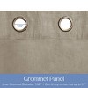 Awesome Home  Linen Slub Blackout Grommet Pair (2 Panels) - 4 of 4