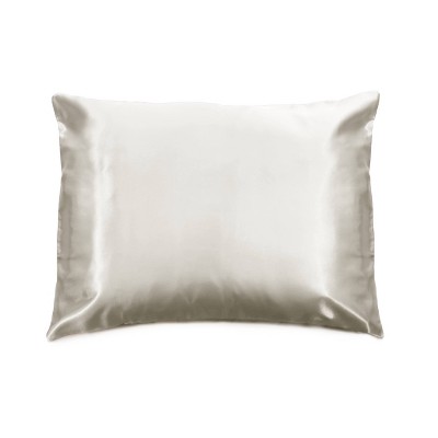Morning Glamour Standard Satin Solid Pillowcase Ivory