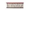 Embroidered Window Valance Blue 50x18" - 4 of 4